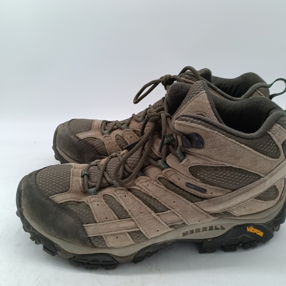 Merrell Moab 2 Mid Waterproof Hiking Boots Mens 10 W Earth Brown J033323W s8